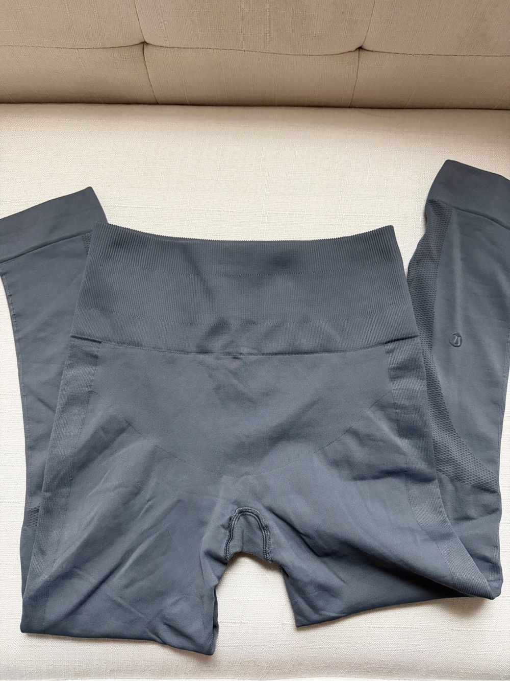 lululemon athletica Dark Gray High-Waist Seamless Leggings